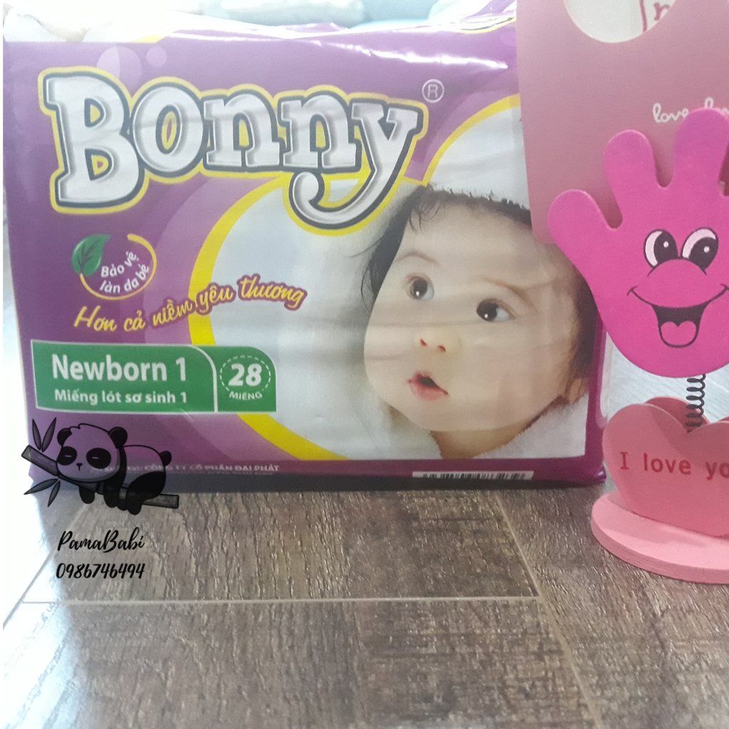 Miếng Lót Sơ Sinh Bonny NB1 ( gói 28 miếng )
