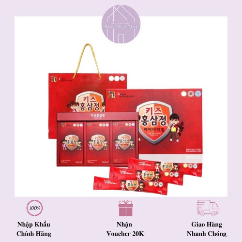 SangA Kids Red Ginsen BabyTime - Nước Hồng Sâm Cho Bé