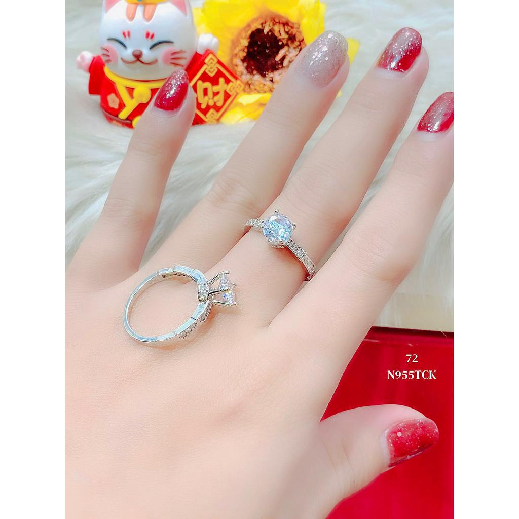 N955 Nhẫn nữ UHA mạ vàng 18k đính đá CZ - Trang Sức UHA