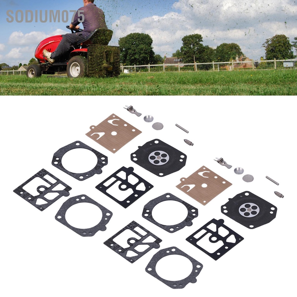 Sodium075 2 Bộ phụ kiện sửa chữa bộ chế hòa khí cắt cỏ làm vườn cho Walbro K24 ‑ hda