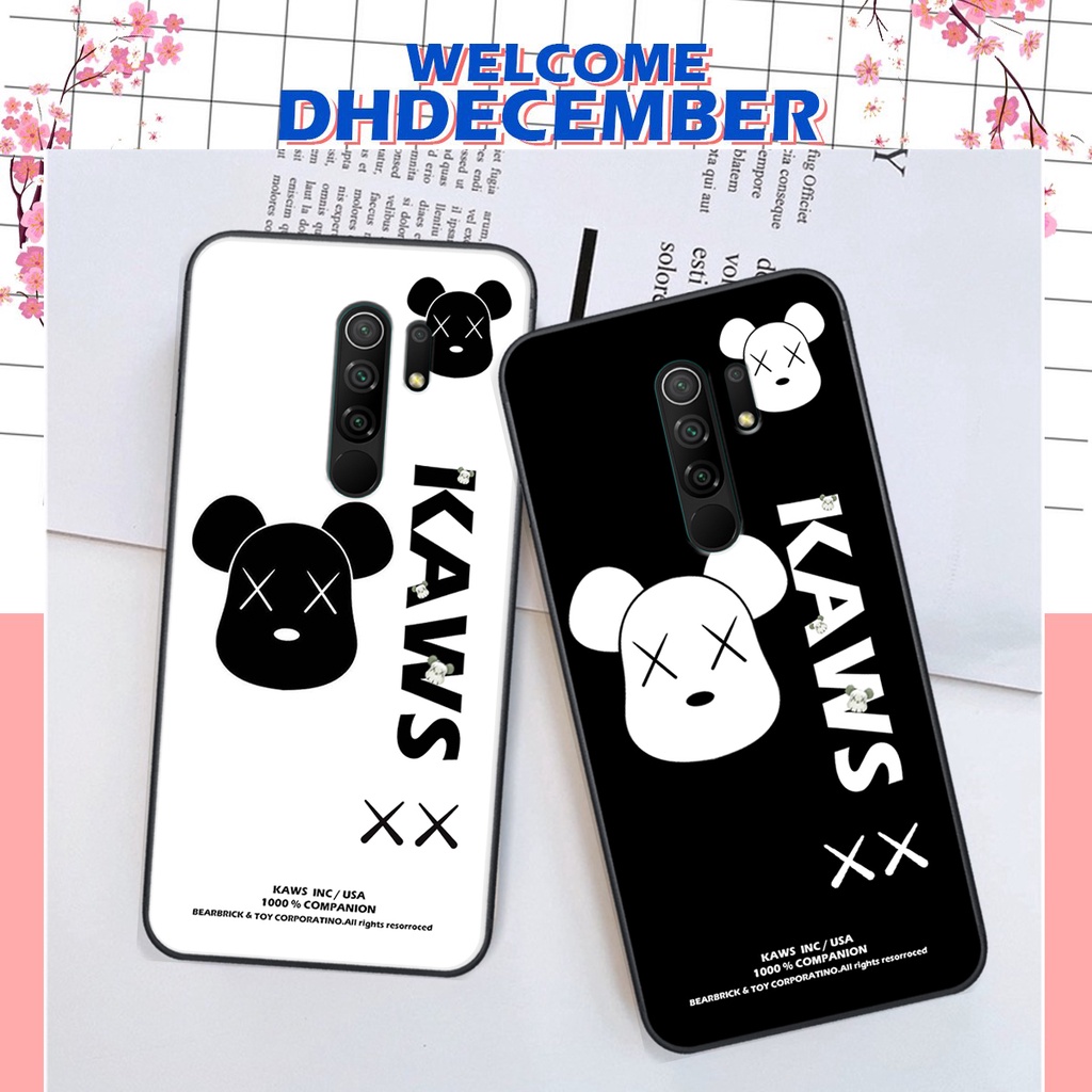 Ốp lưng Xiaomi REDMI 9 in hình K@ws, Cool Be@r SIÊU NGẦU