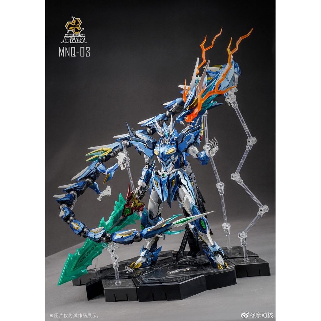 [Freeship - Có sẵn] Mô hình Gundam Metal Build Die Cast AoBing Blue Green Dragon Chogokin Action Figure MNQ 03 MNQ03 AoB