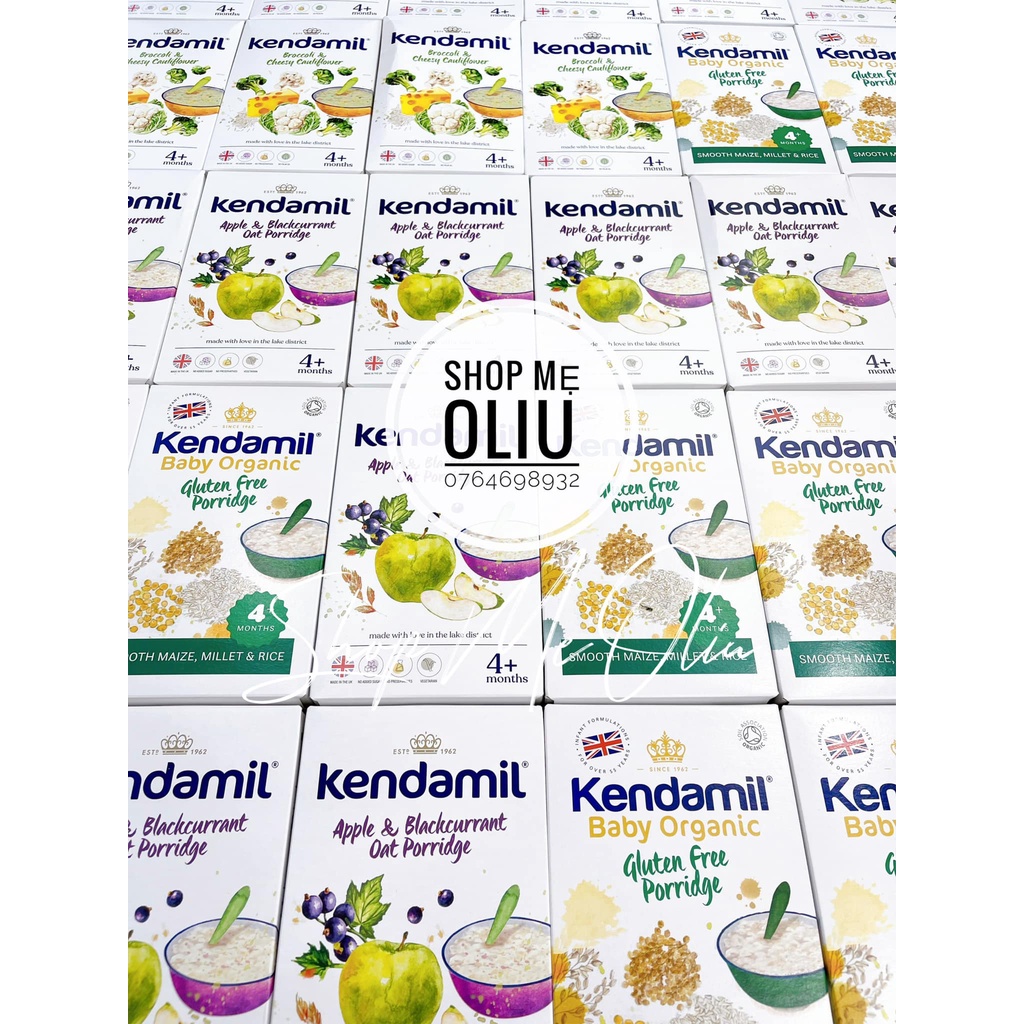 [ĐỦ BILL] Bột ăn dặm Kendamil 150g cho bé từ 4 tháng