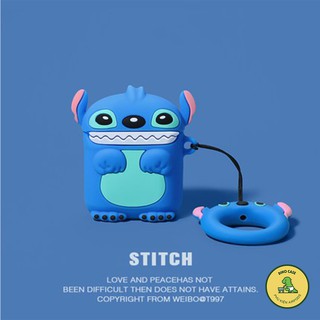 [Ảnh Thật - Tặng Kèm Móc Treo] Case Airpods Hoạt Hình Stitch Cho Airpod 1 2 Pro i11 i12 Bằng Silicon Dẻo Siêu Cute