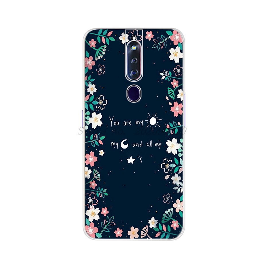 Ốp điện thoại silicone tpu mềm in hình dễ thương cho oppo f11 pro f 11 oppof11pro oppof11