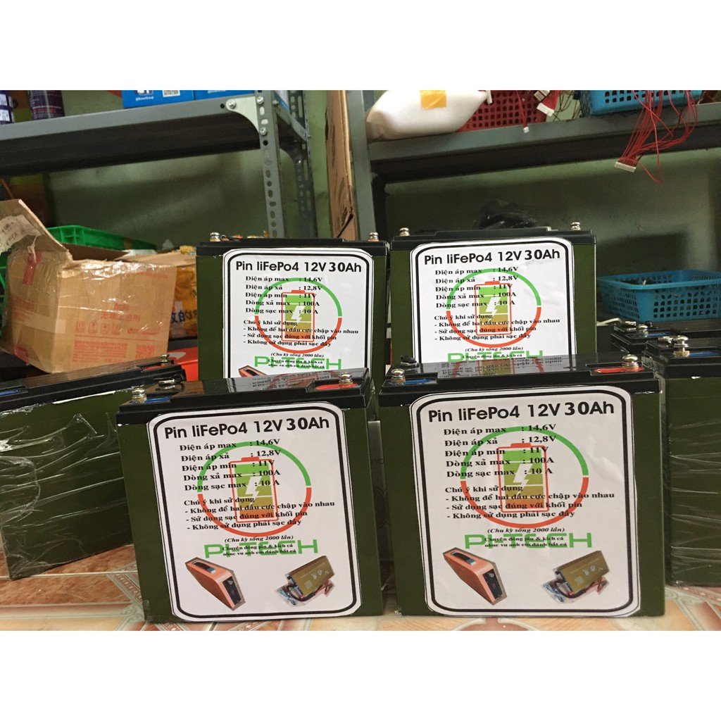 Pin Lithium 12VDC 16Ah-24Ah-30Ah  chống nước