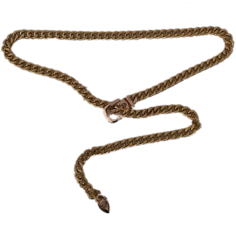 Thắt Lưng Dây Xích Kim Loại Phong Cách Hip Hop Thời Trang 19601 Dành Cho Nam Và Nữ