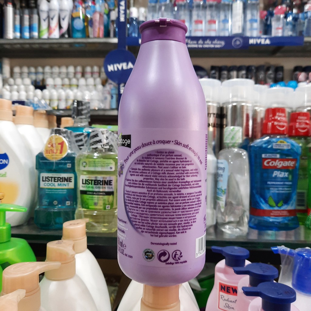 Sữa Tắm Cottage màu tím ( Oải Hương) của Pháp La Violette 750ml