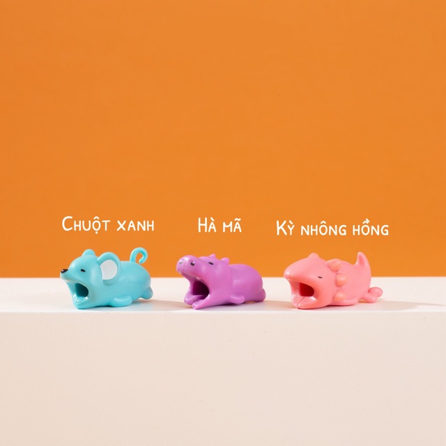 Bảo vệ dây cáp sạc điện thoại hình thú cưng