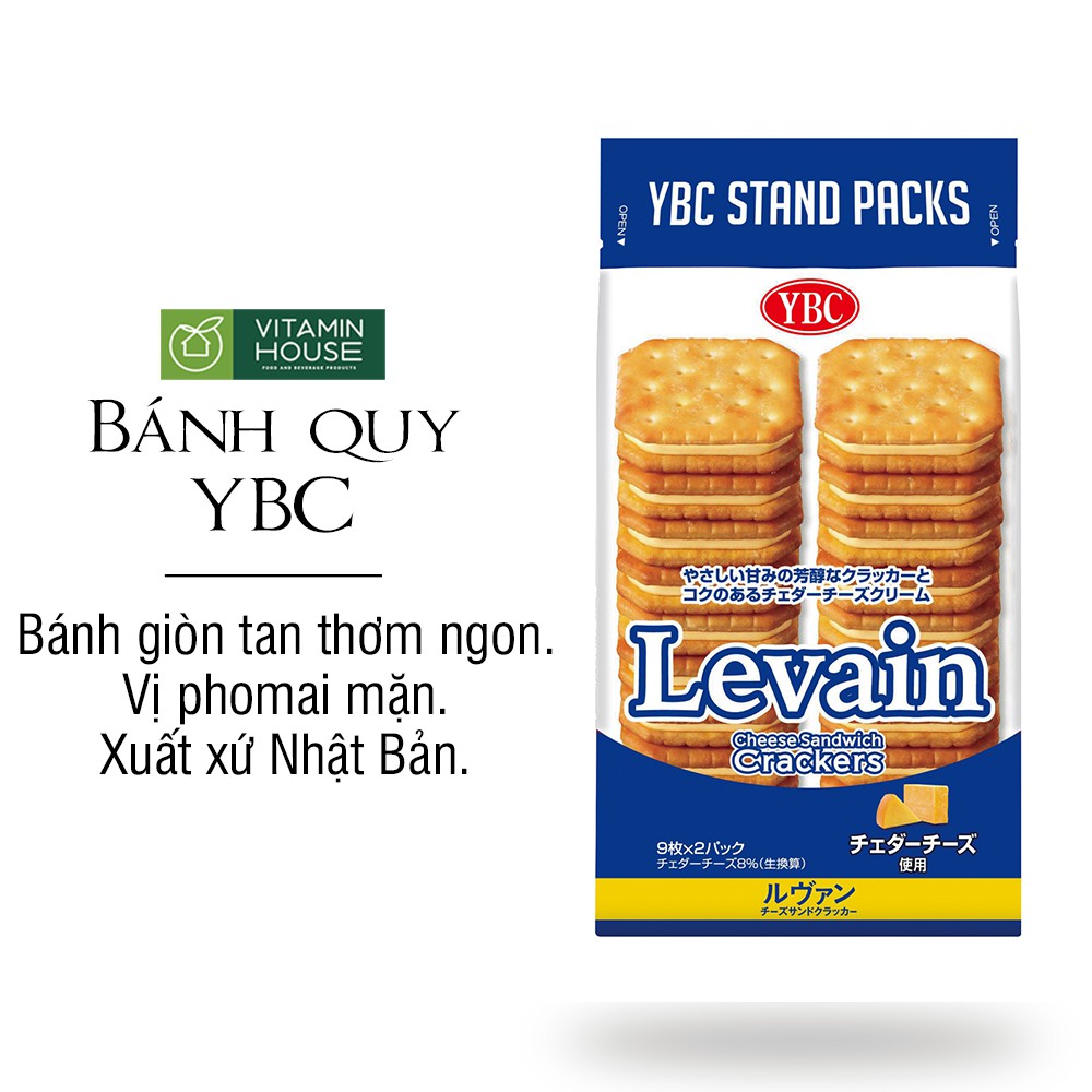 Bánh quy Nhật Bản YBC nhân Phô Mai [VITAMIN HOUSE]