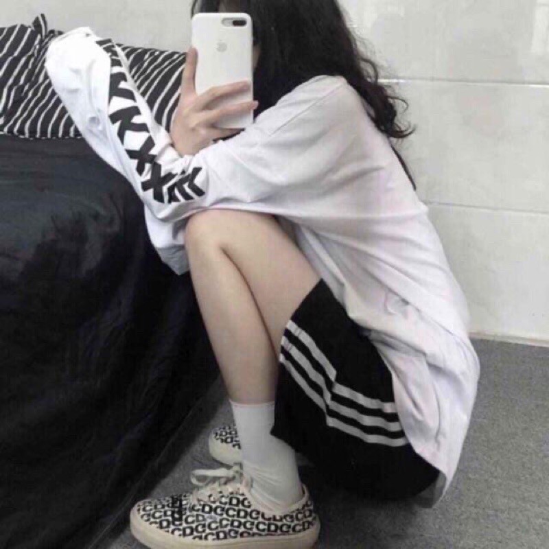 QUẦN ĐÙI 3 SỌC ỐNG RỘNG NAM NỮ UNISEX | BigBuy360 - bigbuy360.vn