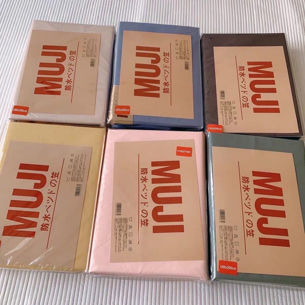 Ga chống thấm Muji, ga trải giường an toàn cho bé (đủ size)