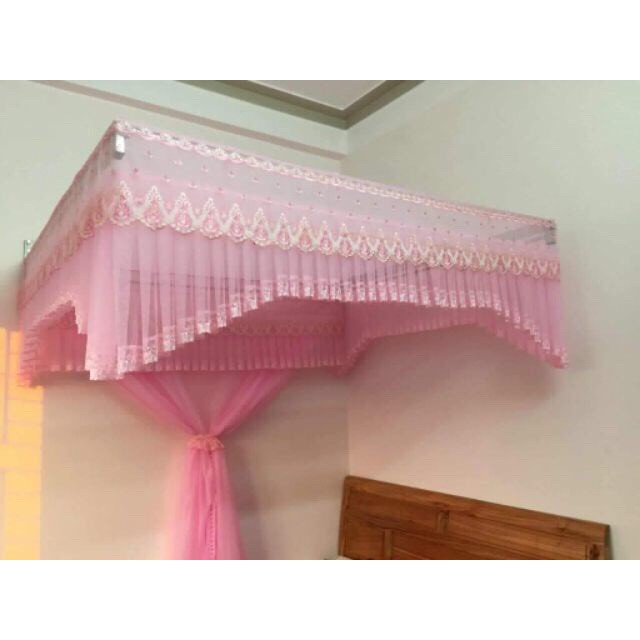 màn khung cung đình 2m2x2m ren lạnh loại 1- CHỈ MÀN CHƯA KHUNG