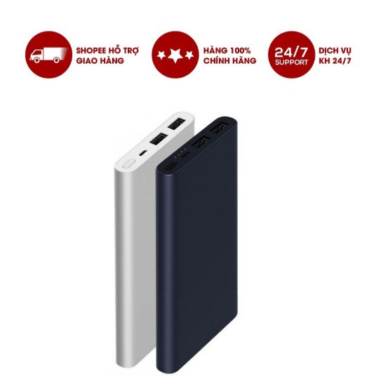 Pin Sạc Dự Phòng Xiaomi 2S 10000mAh (Gen 2 New - 2018) - Hàng Chính Hãng DGW