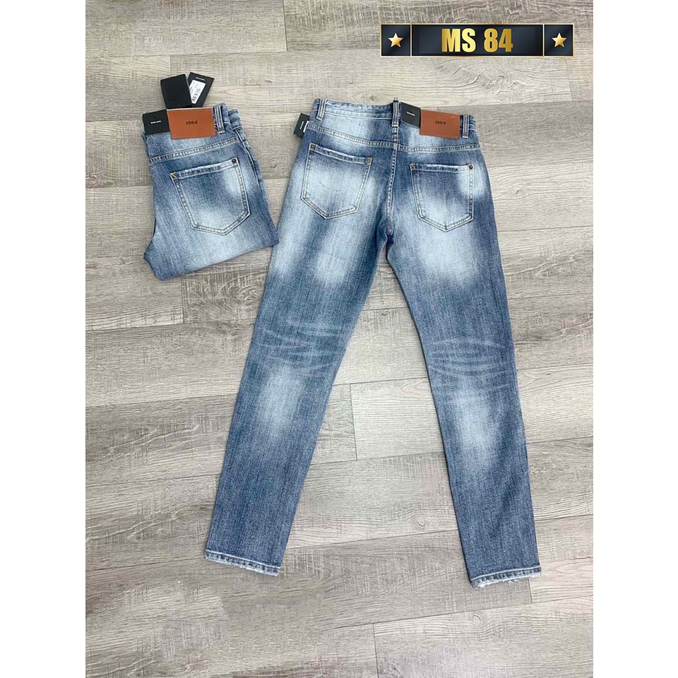 Quần Jean Nam cao cấp  thời trang Tô Tồ Shop, Quần Bò Nam co giãn mẫu mới trẻ trung cá tính - MQ84