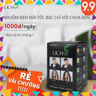 [TAS09] DẦU GỘI ĐEN TÓC LICH5 - TÓC BẠC HÓA ĐEN CHỈ SAU 5 PHÚT - 9 THÀNH PHẦN THIÊN NHIÊN TỪ COCAYHOALA