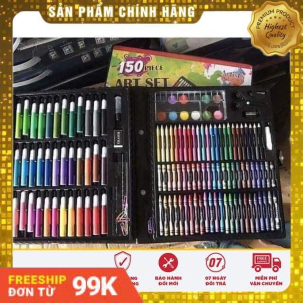 Hộp bút màu siêu to khổng lồ 150 chi tiết cao cấp - bảo hành 3 tháng