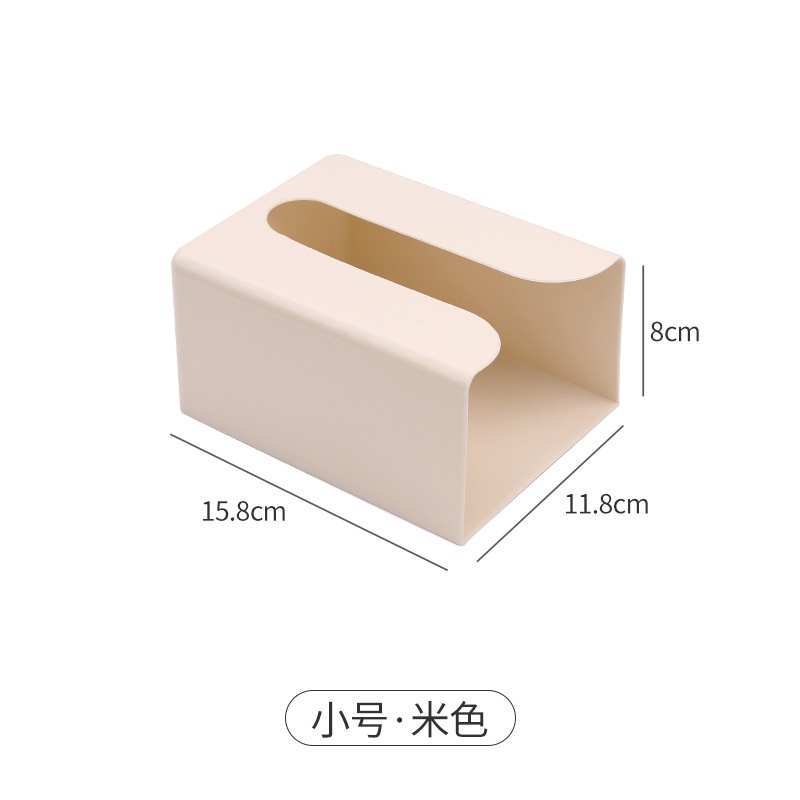 Hộp Đựng Khăn Giấy Bằng Nhựa Gắn Tường Không Cần Khoan Thiết Kế Đơn Giản Sáng Tạo Cho Nhà Bếp/Phòng Tắm