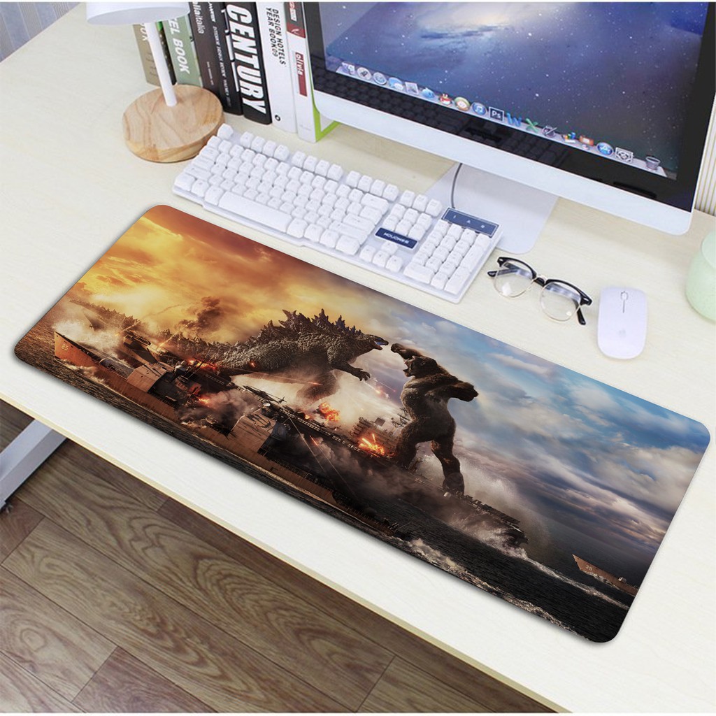 Bàn Di Chuột Cỡ Lớn - Lót Chuột / Pad in hình King kong & Gorila 1-8 Chuột Chống Nước EZPC000