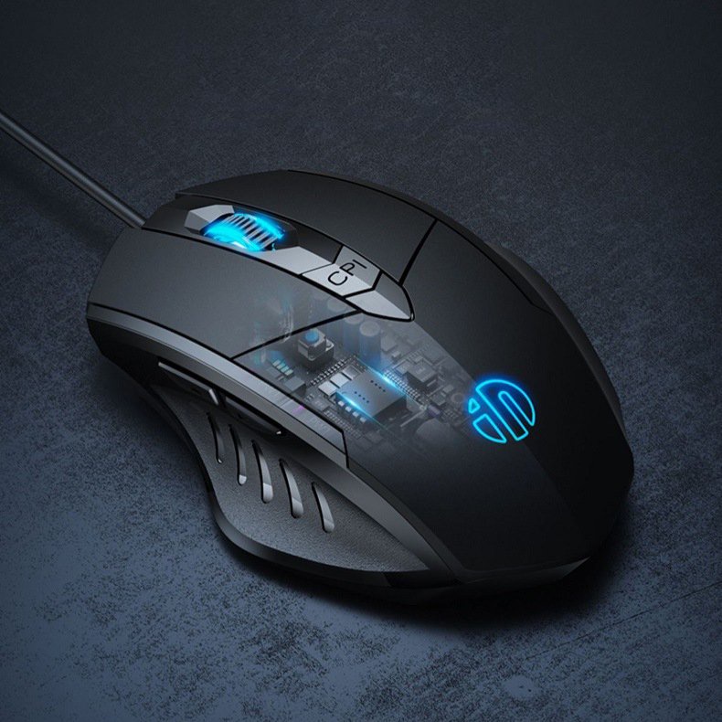 Chuột gaming có dây INPHIC PW1 / PB1P chơi game có LED, chống ồn, chính hãng, chất lượng cao - laptop, PC, Macbook