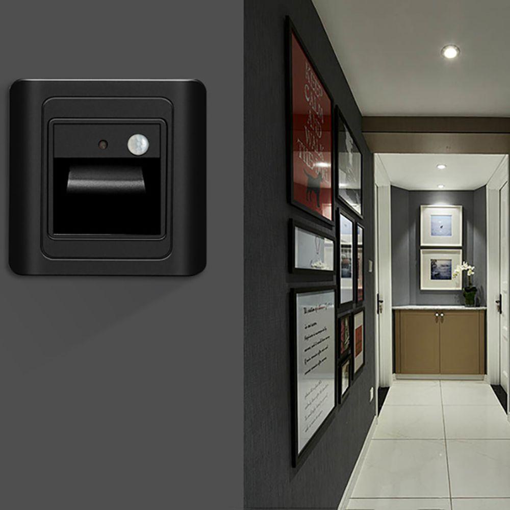 ELEGANT Đèn Led Cảm Biến 4 Màu Gắn Cầu Thang Hiện Đại