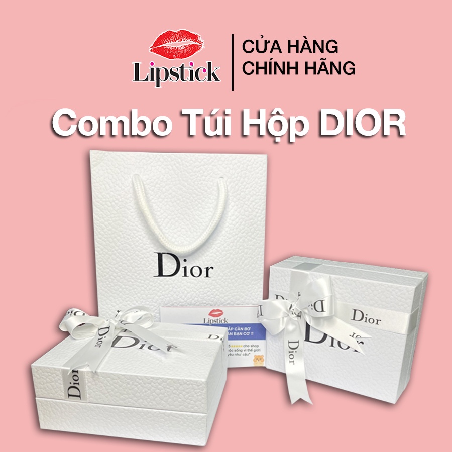 Hộp Quà , Túi Hãng DIOR kèm thiệp làm quà tặng,phụ kiện cho son DIOR