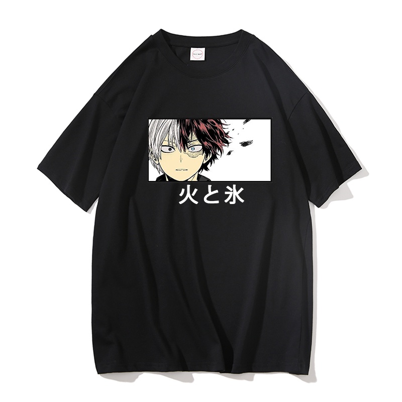 HOT Nhật Bản Anime My Hero Academia T Áo sơ mi nữ Kawaii Summer Tops Phim hoạt hình Đồ họa Tees Áo phông Unisex Nữ