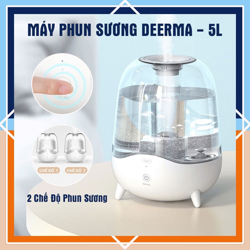 Máy phun sương tạo ẩm XIAOMI Deerma F325 Khuếch tán tinh dầu - 5L vô cùng tiện lợi thiết kế sang trọng