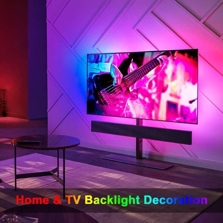 Dây Đèn LED RGB 5050 2835 5V USB Bluetooth Linh Hoạt Dùng Trang Trí Đèn Nền TV
