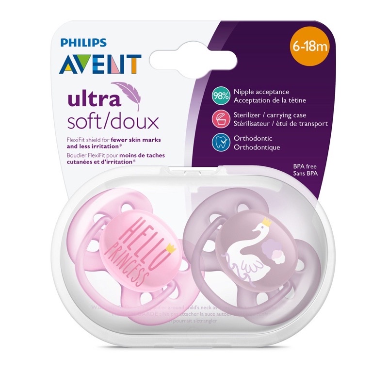 Ti giả Avent Ultra Soft (lẻ 1 cái ko hộp)