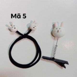 Set kẹp tóc - cột tóc