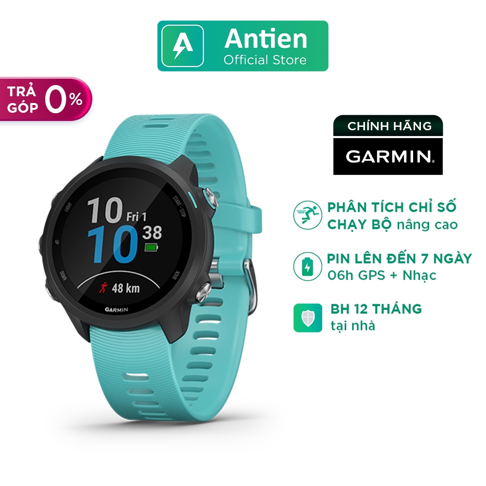 Đồng hồ thông minh theo dõi sức khỏe Garmin Forerunner 245 Music Chính hãng