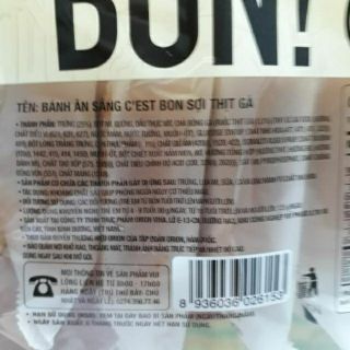 Bánh Ăn Sáng C’EST BON sợi thịt gà 🍗