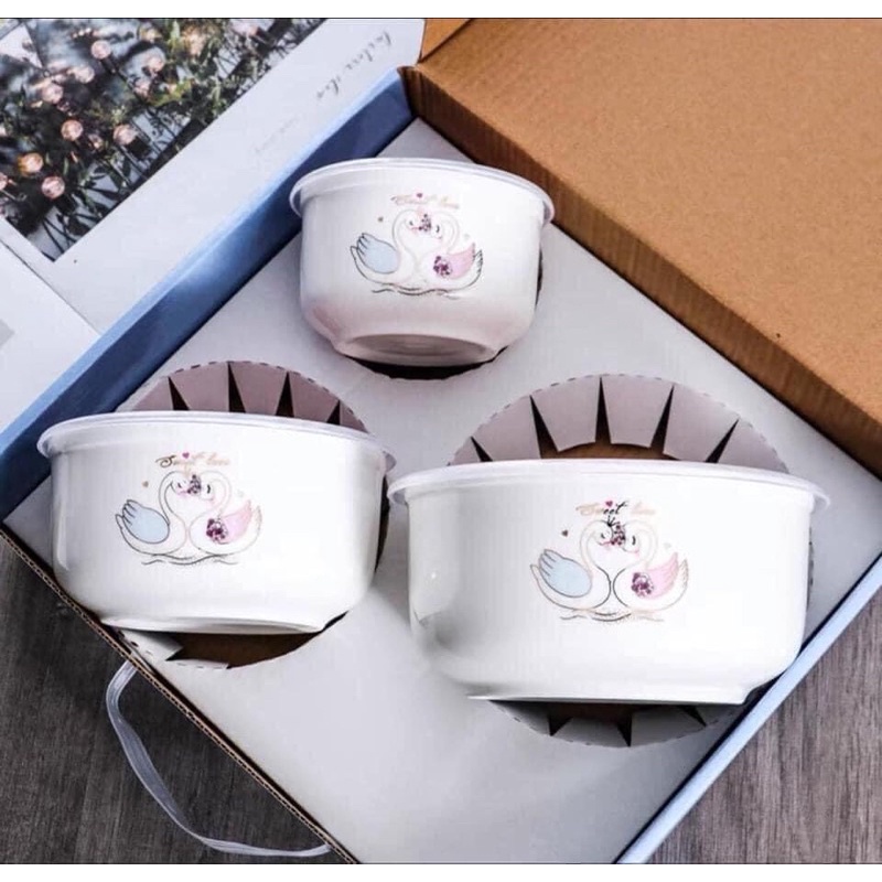 M720 BỘ THỐ 3 BÁT FULL BOX