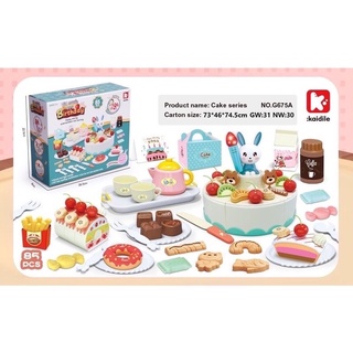 Đồ chơi Bánh sinh Nhật thỏ 85pcs