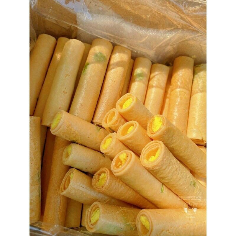 500gr Ống ngò nhân bơ đậu phộng/ kem sầu riêng/socola