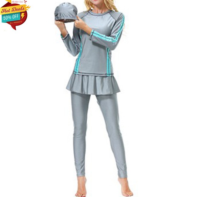 Bộ Đồ Bơi Liền Thân Dài Tay In Họa Tiết Gợi Cảm Cho Nữ | BigBuy360 - bigbuy360.vn