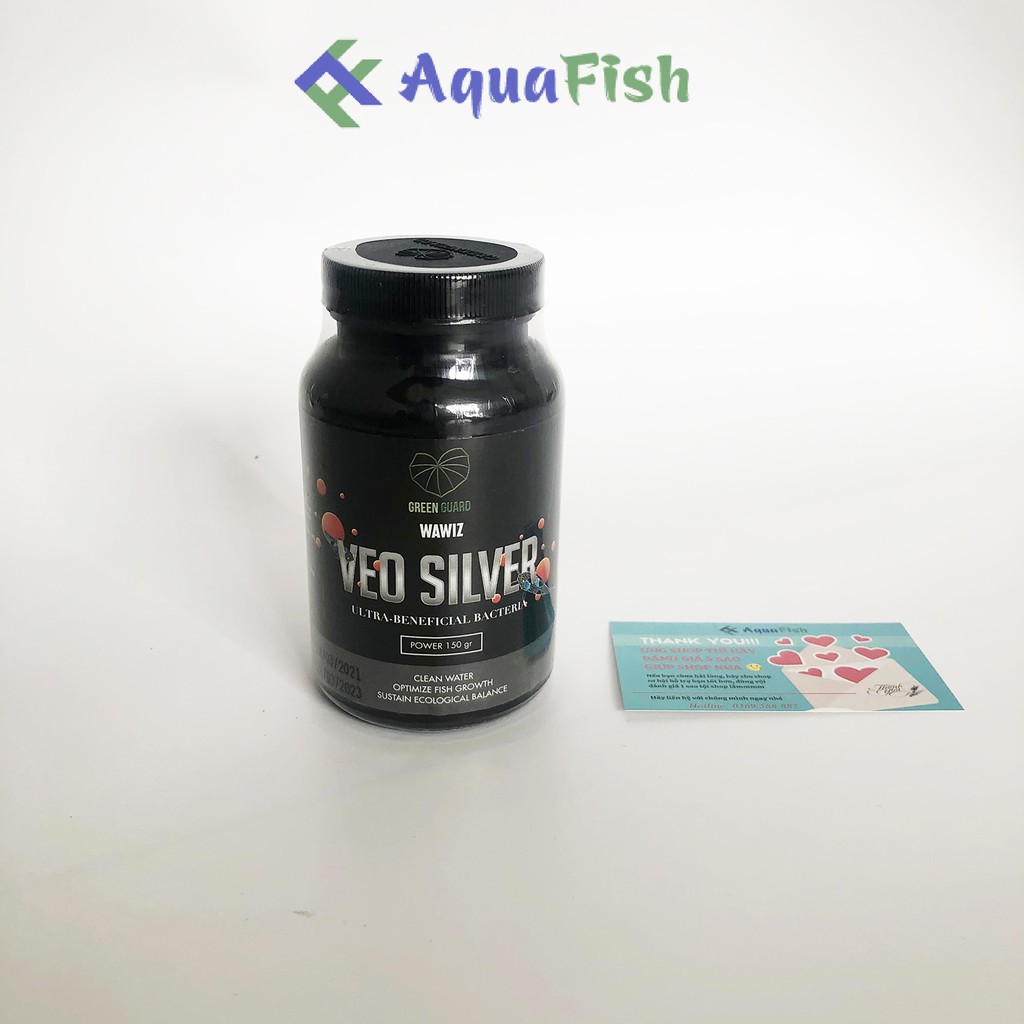 Men Vi Sinh Wawiz VEO SILVER 150gr Giúp Cung Cấp Vi Sinh Làm Trong Nước Bể Cá, Hồ Cá Koi