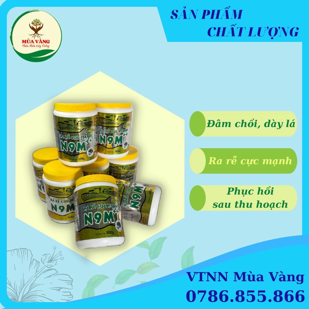 CHẾ PHẨM SINH HỌC KÍCH THÍCH RA RỄ " N9M " 500G