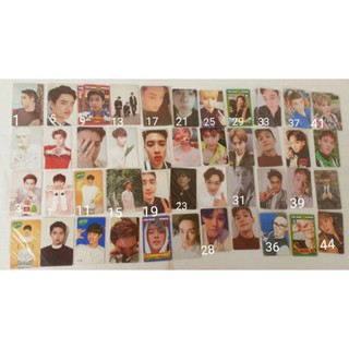 Thẻ card album official EXO có sẵn