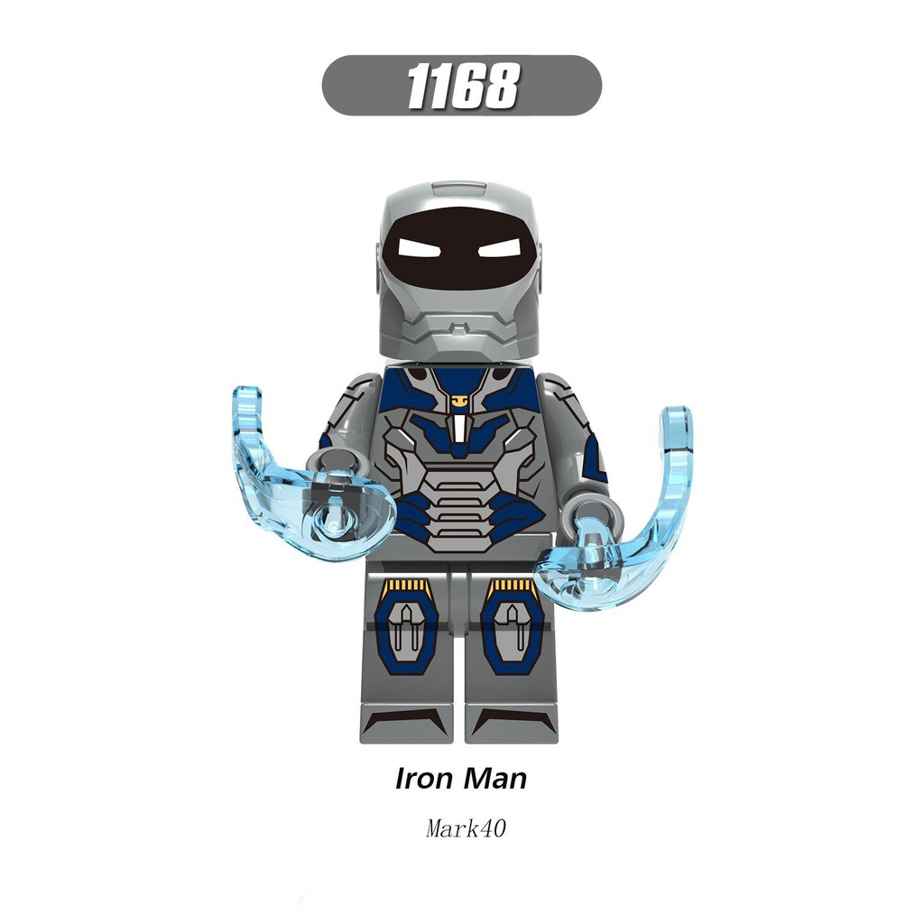 Minifigures Các Mẫu Nhân Vật Ironman Mark 6 Mark42 Mark22 Mark40 Mark36 Mark37 Mark38 Mark41 - Mini Xinh X0246