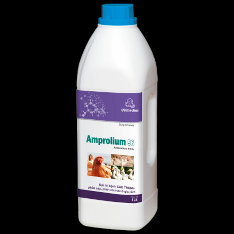 Vemedim Amprolium 96 diệt cầu trùng Eimeria spp.