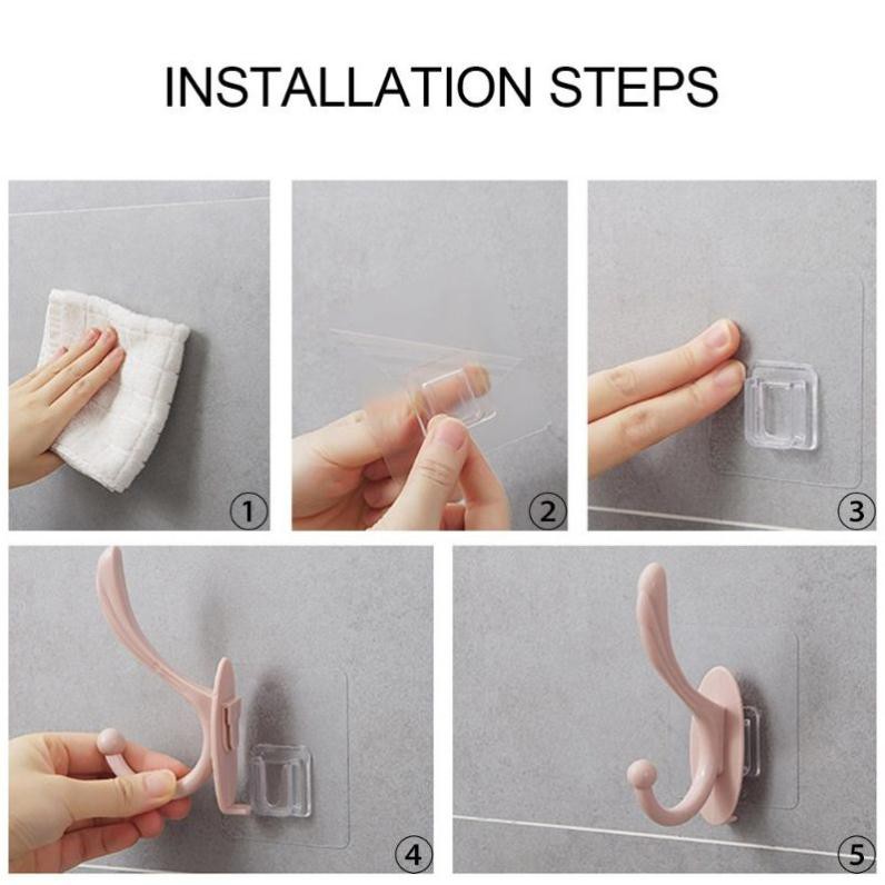 Móc Dán Tường Siêu Dính Tiện Lợi