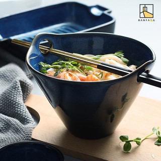 BANFANG Dụng cụ sứ đựng thức ăn phong cách Nhật Bản sang trọng