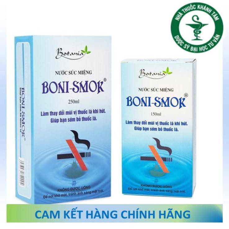 ! ! Nước súc miệng Boni Smok - Nước súc miệng cai thuốc lá [BoniSmok]