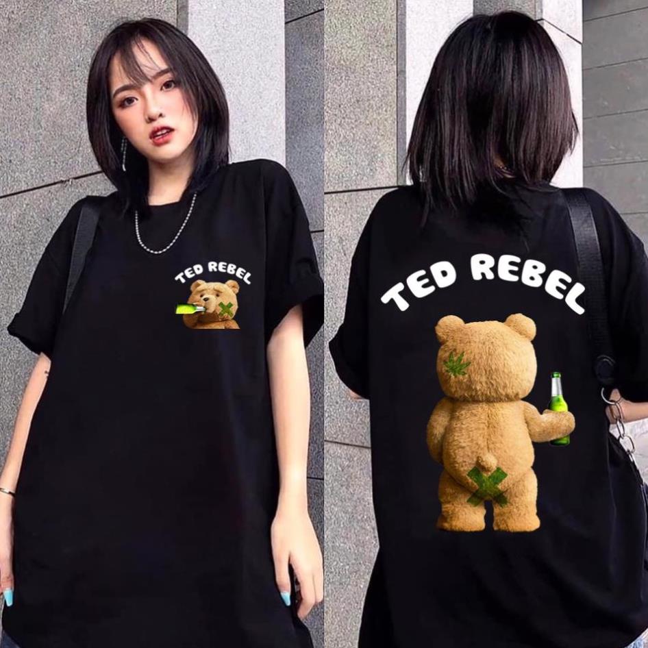 - Áo phông oversize Gấu Bựa Ted Cannnabis siêu chất, cực độc, giá rẻ