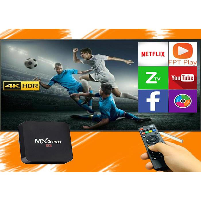 Thiết Bị Chuyển Đổi Tv Thường Thành Smart Tv Mxq Pro - Tivi Box