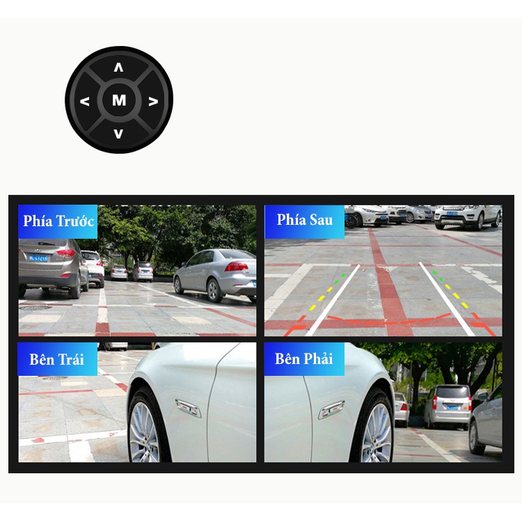 Bộ Camera Ô Tô 360 Độ  – Dùng Cho Tất Cả Các Dòng Xe Ô Tô Đang Có Trên Thị Trường