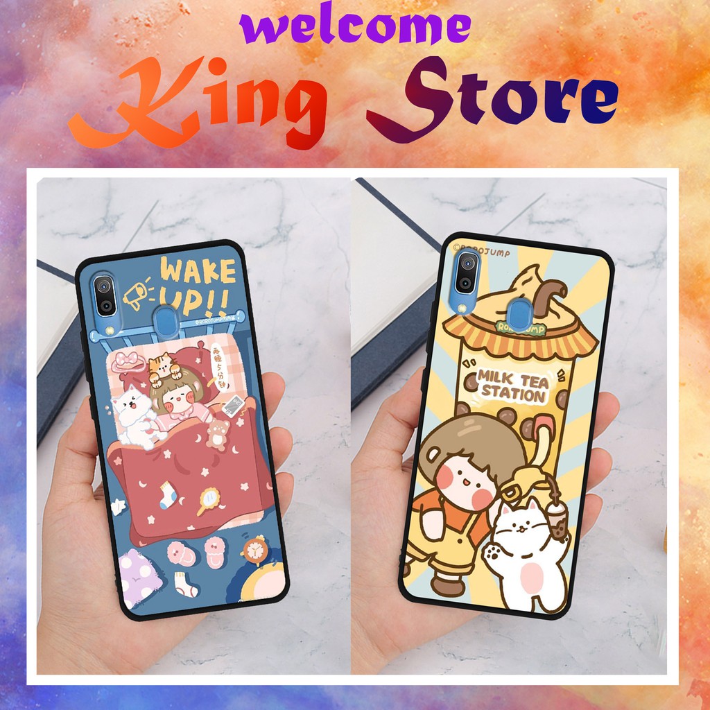 Ốp lưng SamSung A10/A20/A30/A40 in hình Roro Jump siêu đáng yêu, độc, lạ_KINGSTORE.HN_Ốp SS A10/A20/A30/A40