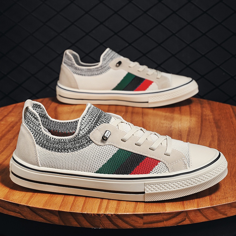 Giày Sneaker nam, Giày Vải Nam Cao Cấp Nhẹ Bền Êm Chân
